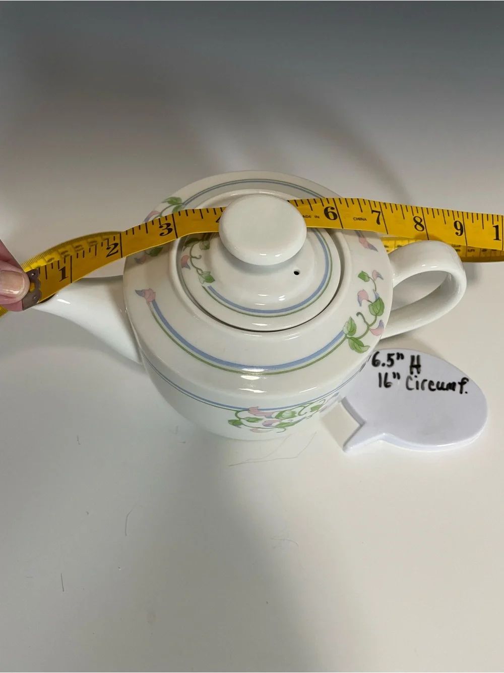 80’s Vintage The Toscany Collection Fine China Porcelain Teapot - Made in Japan